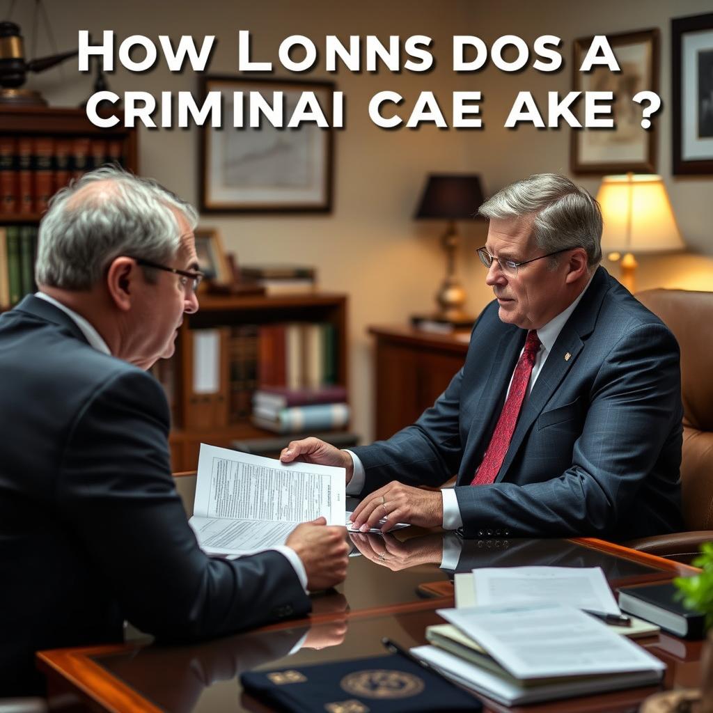 How long does a criminal case take in Calvert County