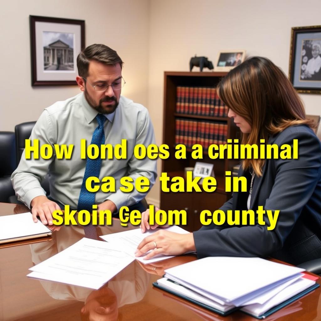 How long does a criminal case take in Salem County