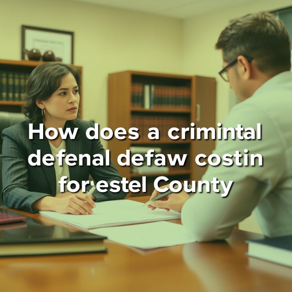 How much does a criminal defense lawyer cost in Worcester County